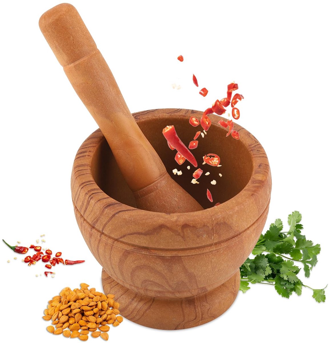Dailygoods - Mortel en Stamper Set voor Keuken