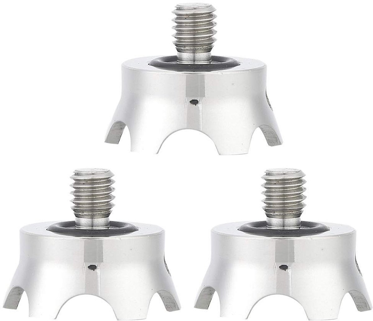 Dailygoods - RVS Camera Statief Spike Vervangingsset 3 Stuks 3/8 Inch