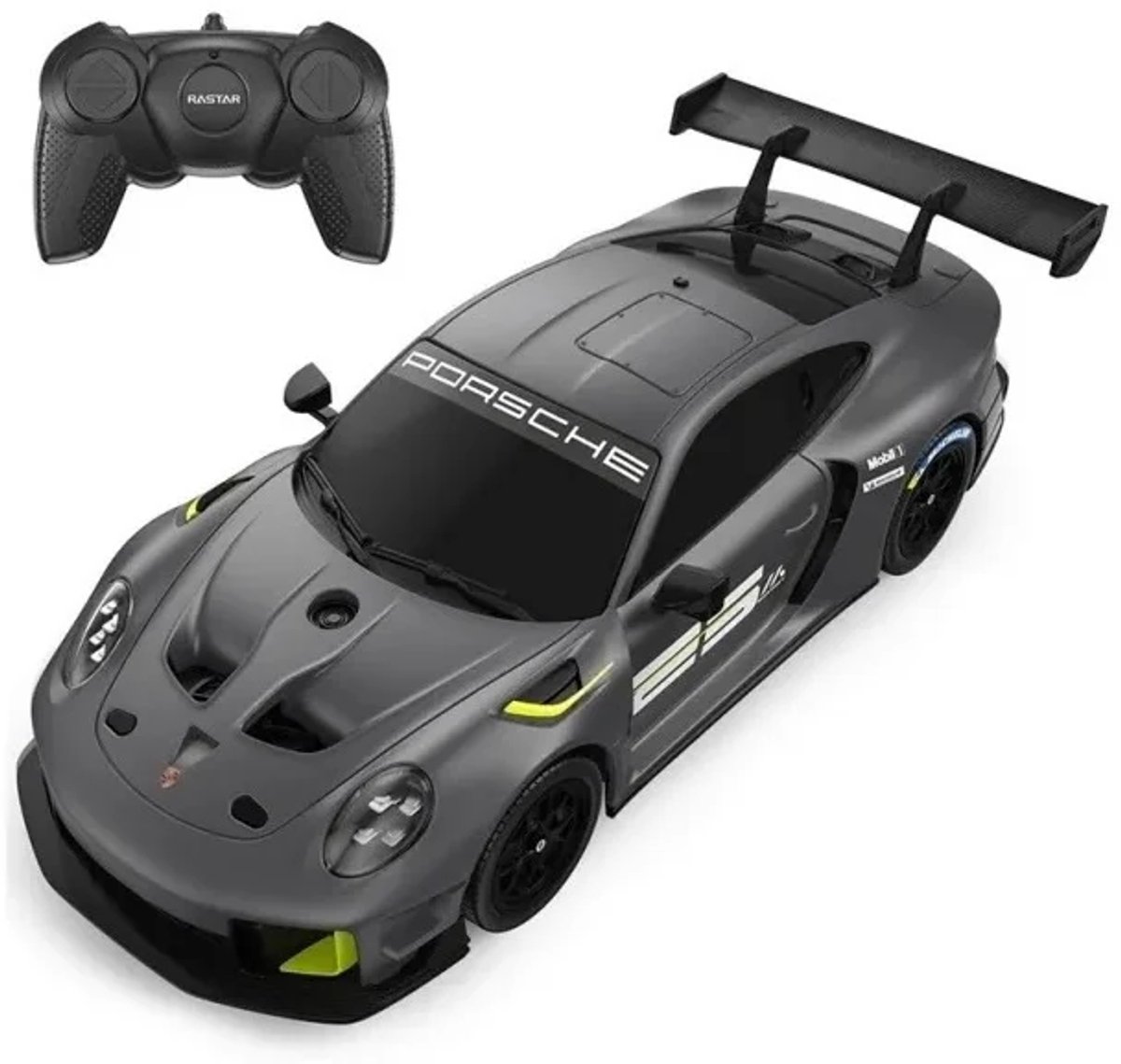Rastar 99600 Porsche 911 GT2 RS 1:18 modelbouw | Radiografisch bestuurbare auto bouwpakket voor volwassenen en kinderen | RC speelgoed collectors edition | Met racestuur afstandbediening | Racing autos voor jongens en meisjes