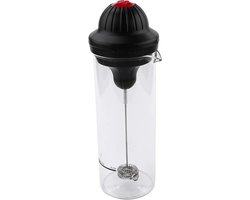 Elektrische Opschuimer - Melk Foamer - Koffie Maken - Dubbele Lente - 450ml Inhoud - Zwart