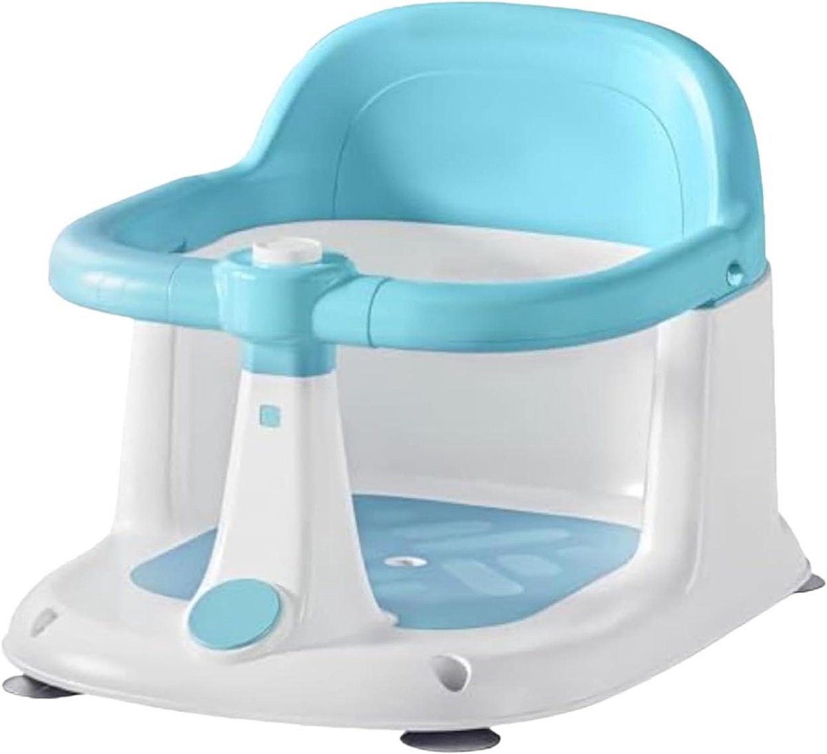 Badzitje baby - Draagbare stoel - Veilig badderen - 360 graden draaibaar - 17.8 x 34.4 cm - Blauw