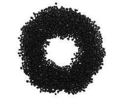 Aquarium Grind - Decoratieve Steentjes - Aquascaping Vazen - Veilig voor Vissen - 500 Gram - Zwart