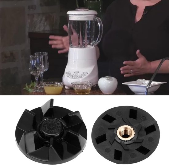 Blender Koppeling - Motor Onderdeel - Keukenmachine Reparatie - Duurzaam PP Materiaal - 11x26x11 mm - Zwart van Blender — afbeelding 3