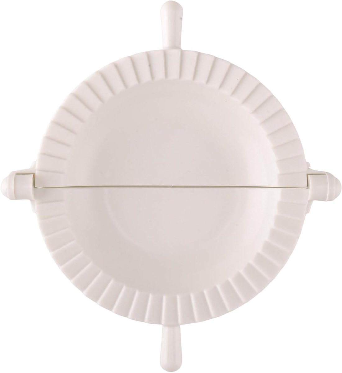 Knoedelpers - Ravioli Maker - Zelfgemaakte Snacks - Maakt Uniforme Snacks - 15 cm - Wit