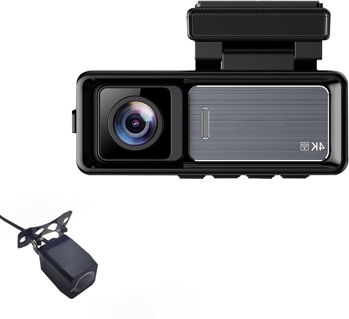 Dubbele Dashcam - Auto Camera - Rijden Vastleggen - App Bediening Wifi - 3 inch IPS - Zwart