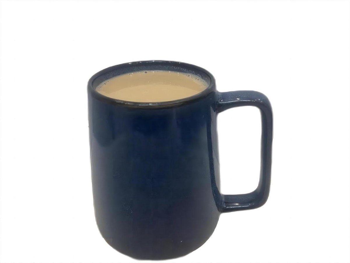 Grote Mok - Koffiebeker Theeglas - Warme Dranken - Extra Dikke Wand - 700ml - Blauw