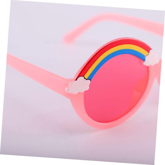 Kinder Zonnebrillen - Ronde Brillen - Zomerse Bescherming - UV Bescherming - 12.5 cm - Rood van Kinder — afbeelding 4