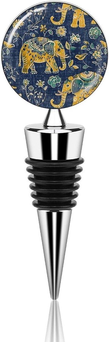 Wijnfles Stopper - Fles Kurk - Wijn Bewaren - Herbruikbaar Decoratief - 41 Inch Hoog - Wit