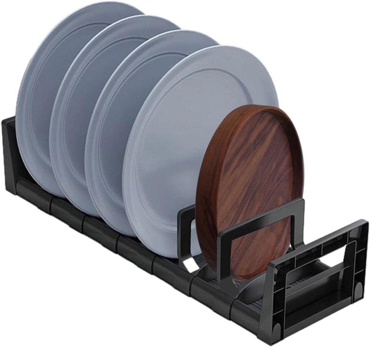 Borden Organizer - Schaalhouder - Keuken Opbergen - Ruimtebesparend Ontwerp - 40cm - Zilver