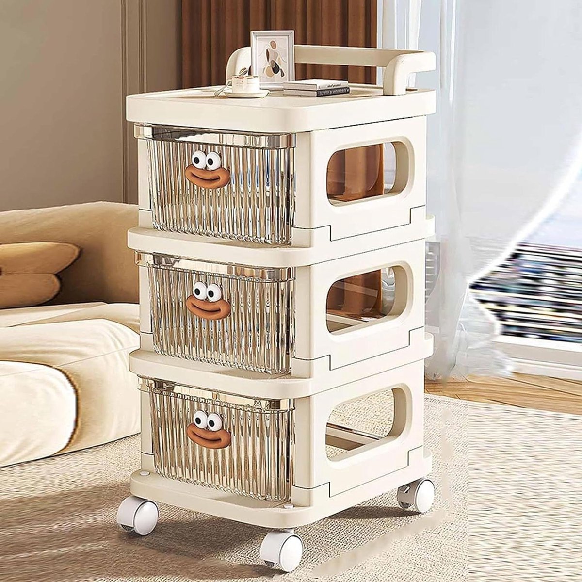 Lade Organizer - Opbergkastje - Ruimte Ordenen - Stapelbaar Dubbellaags - 3 Lagen - Wit