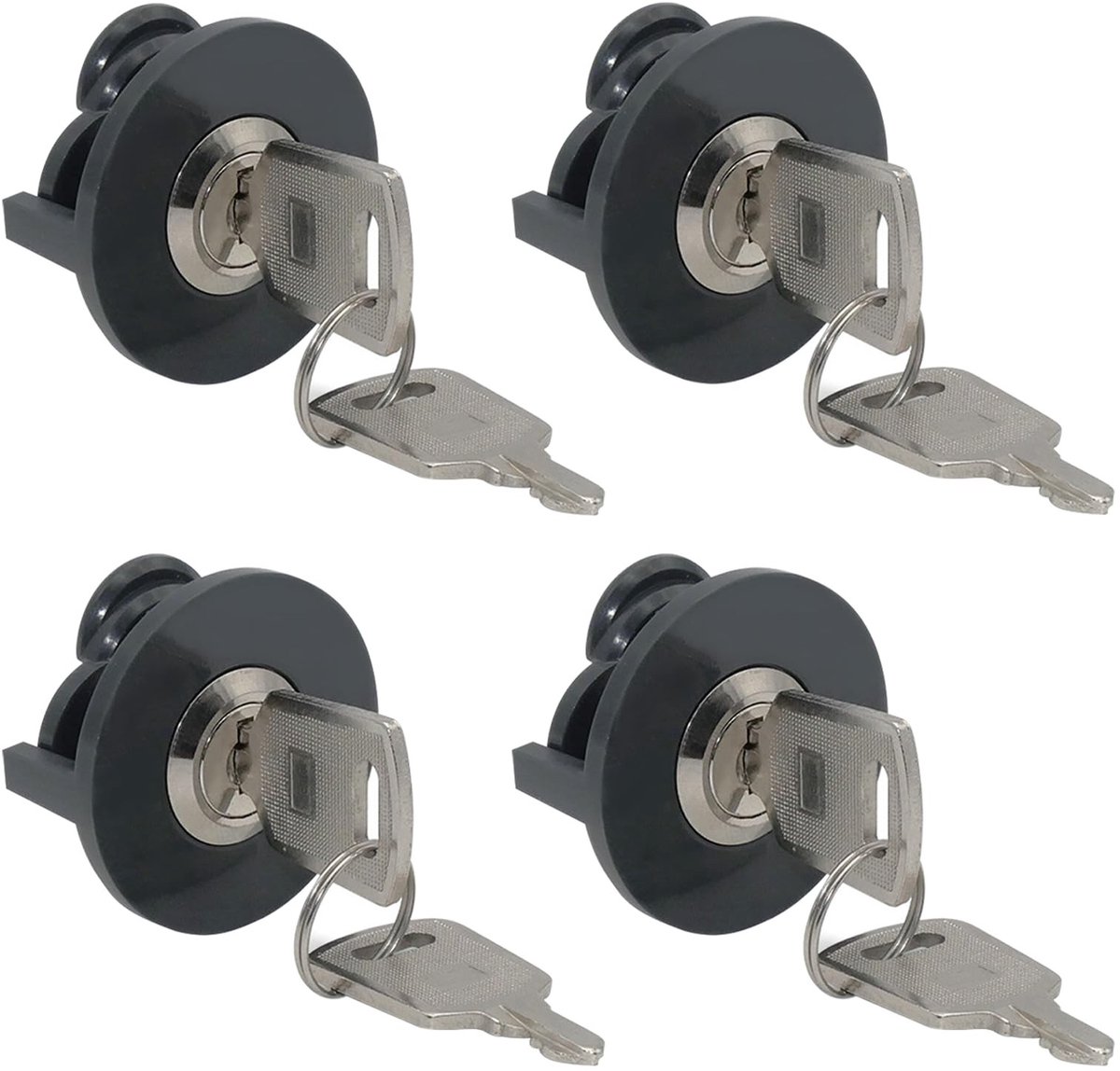 Dailygoods - Cosensi - Dailygoody - Socket voor Schuko - Kindveilig - Voorkomt stroomdiefstal - Robuust materiaal - 8 sleutels inbegrepen - Veilig in openbare ruimtes - Metaal