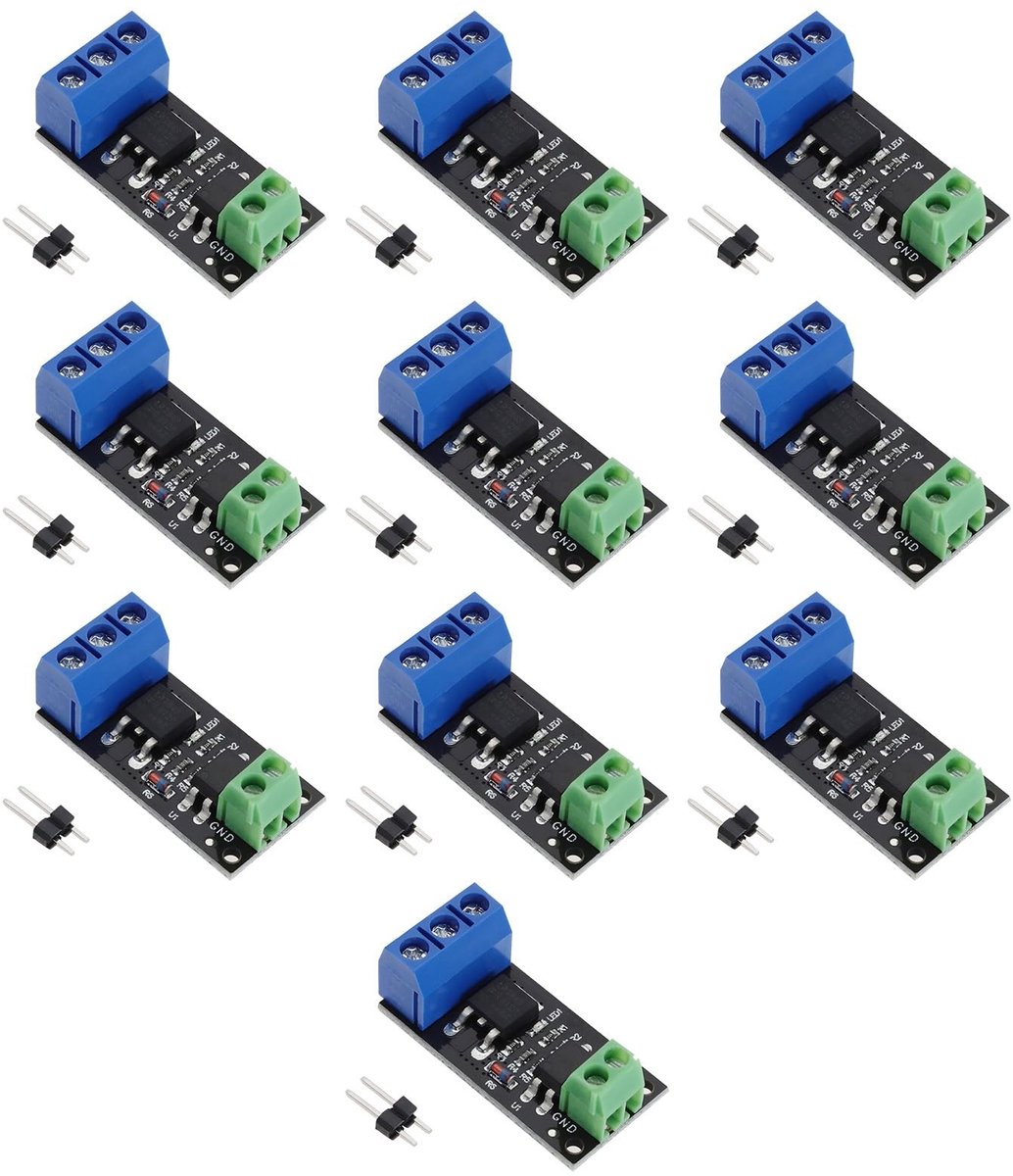 Dailygoods - Dailygoody - LR7843 Module - Veldeffectmodule - 30V 161A - Compatibel met enkele chip - PWM-snelheidsaanpassing - Ideaal voor hobbyprojecten - Ges...