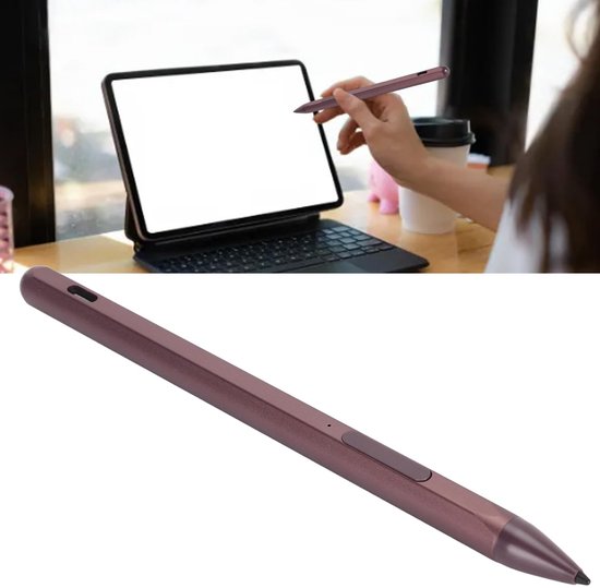 Dailygoods - Dailygoody - Styluspennen - Actieve stylus - Oplaadbaar potlood - Rode roos - Voor Pro X/Book 2 - Geschikt voor Envy X360 - 2.0 — afbeelding 2