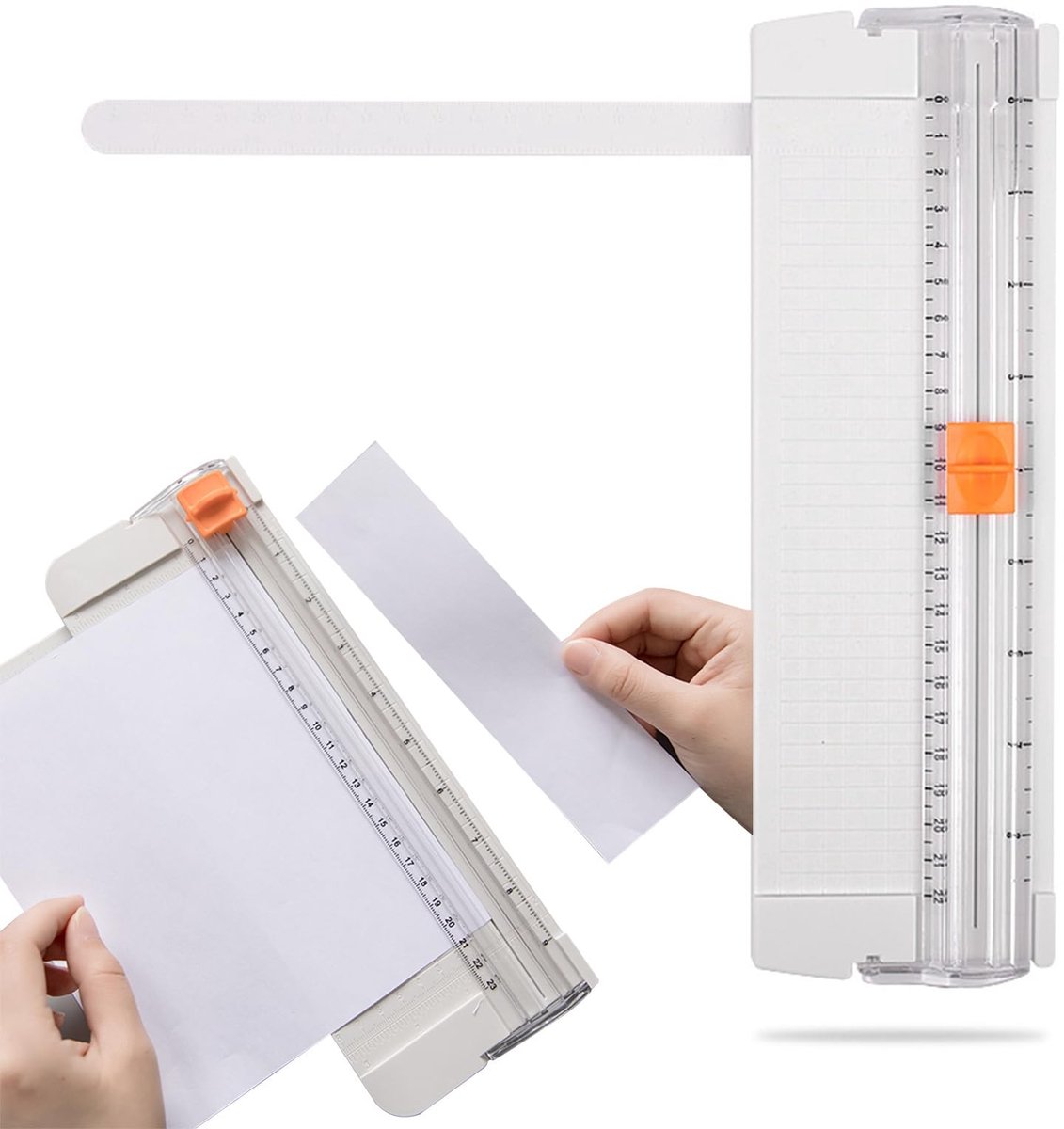 Dailygoods - Dailygoody - A4 Guillotine Papier Snijder - Draagbare Paper Cutter - Veiligheidsbescherming - Perfect voor Thuisgebruik - Handig en Efficiënt - Snijde...