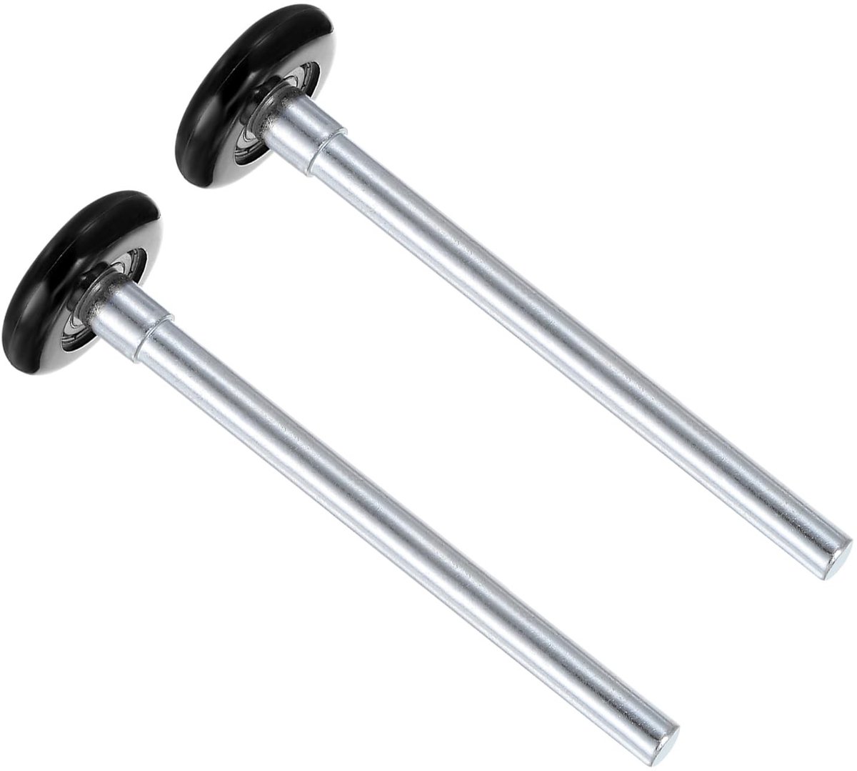Dailygoods - Dailygoody - nylon garagedeurrollen - vervangingswielen - eenvoudig te installeren - zwart - stil en soepel - geschikt voor sectionele garagedeur