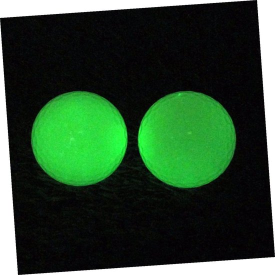 Fluorescerende Golfballen - Glow in the dark - Nachtelijk golfen - Lichtabsorberend ontwerp - 6 stuks - Groen — afbeelding 4