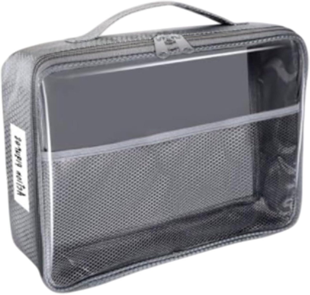 Speelgoed opbergzakken - Transparante organizers - Huis organiseren - Waterdicht mesh design - 27 x 21 x 6 cm - Transparant