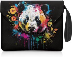 COEQINE Boekomslag Papier Protector Boek Sleeve Case met Handvatten Boek Cover Case met Pocket Wahsable Boek Accessoires Boek Liefhebbers Boek Protector Boek Protector Boek Cover Boekhoes, Regenboog
