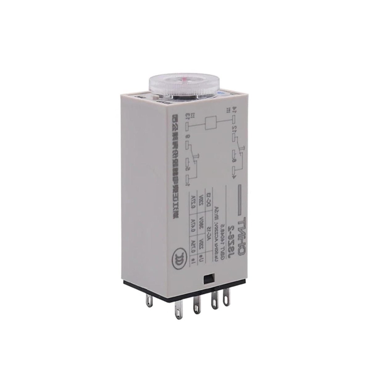 Tijdrelais - Metaal relais - Automatisering instellen - Instelbare timer - 14 pin - Zwart