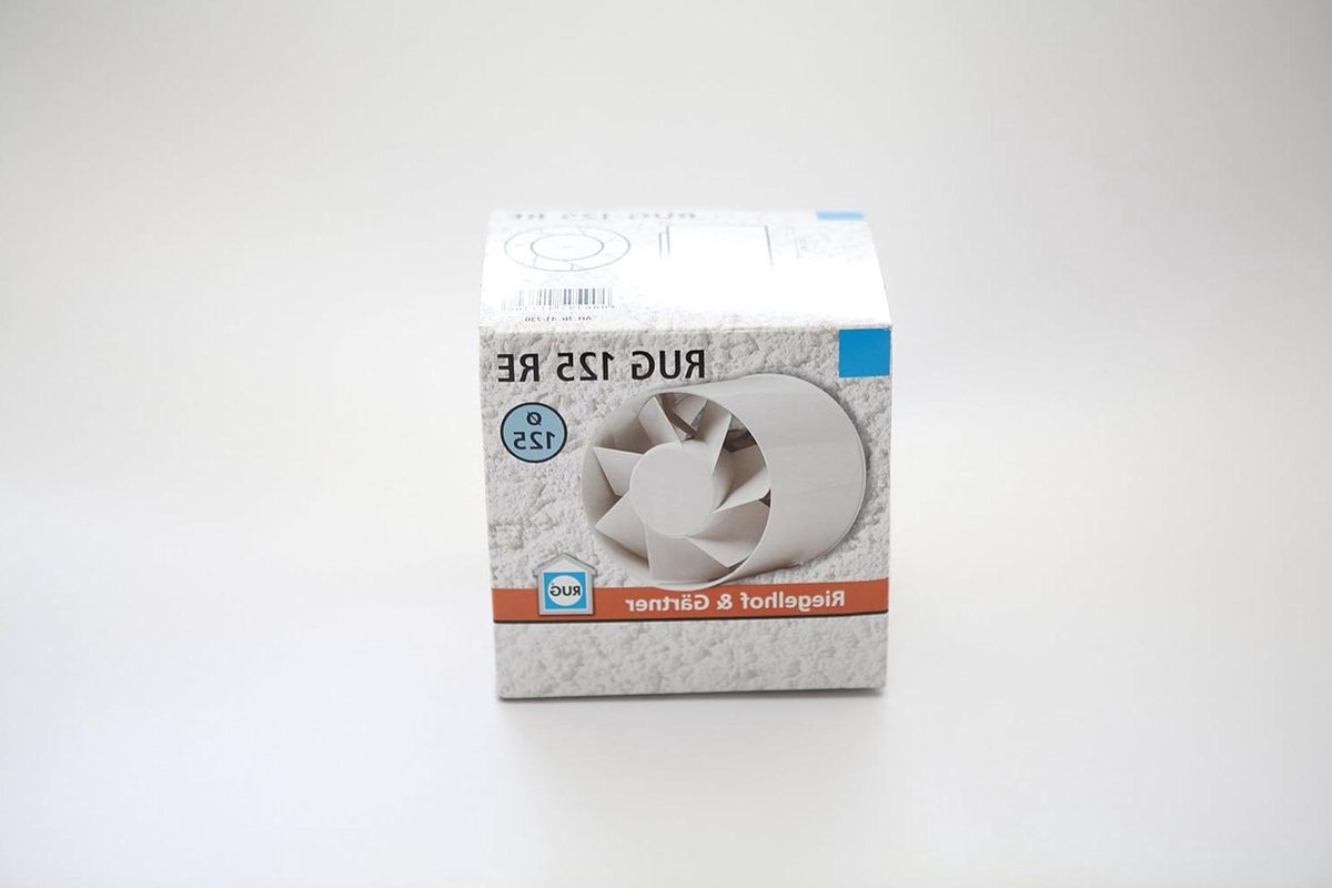 Buisventilator - Afzuigventilator - Ventilatie Ruimtes - Spatwaterdicht - 125mm - Wit