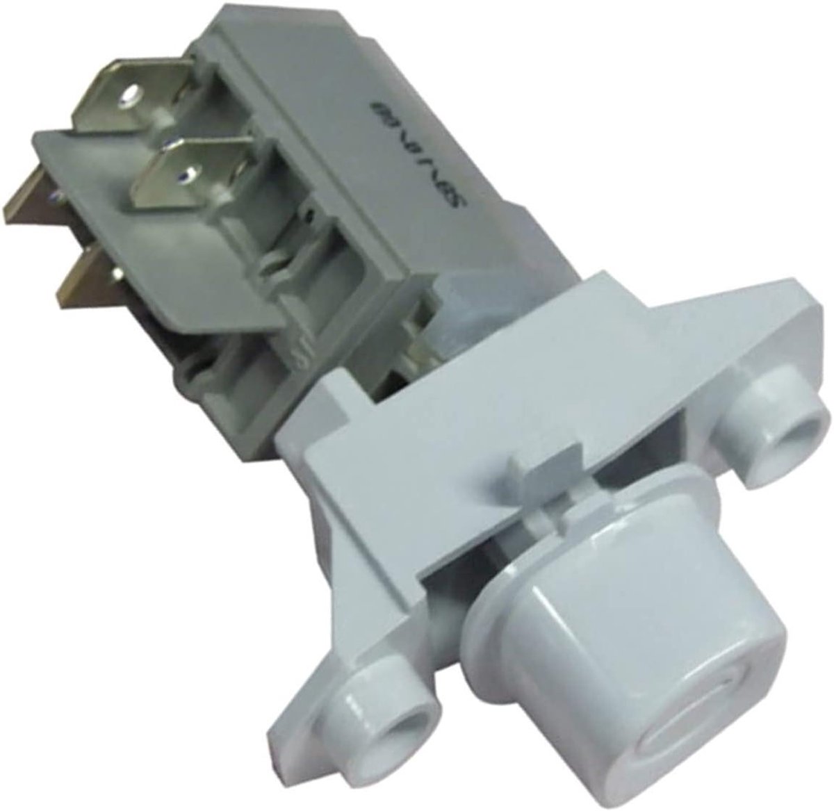 Wasmiddellade Deur Schakelaar Deur Wasmachine Reparatie 2 Polen Aansluiting 65mm x 50mm Wit
