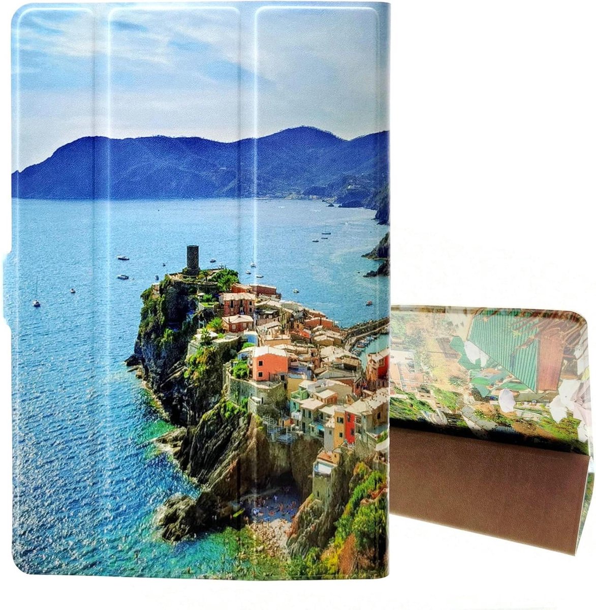Tablethoes - Flip Cover Stand Case - Tablet Bescherming - Verstevigde Hoeken - 10.1 Inch - HBFJ
