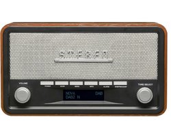 AHD® CD Speler - CD Speler Bluetooth - FM radio - Bruin - 27cm x 11cm x 15cm