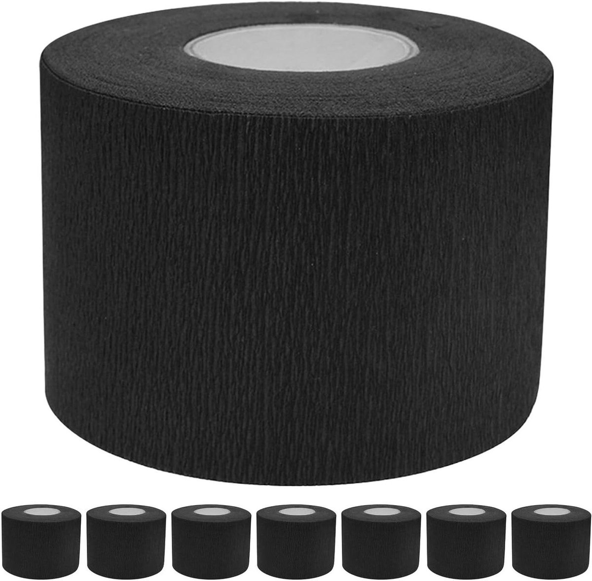 ERINGOGO 8 Stuks Nekstrips Voor Nekstrips Kapperspapier Kraag Voor Kapperskapselband Kapperscape Kapper Kapsel Nek Nekpapier Zwart