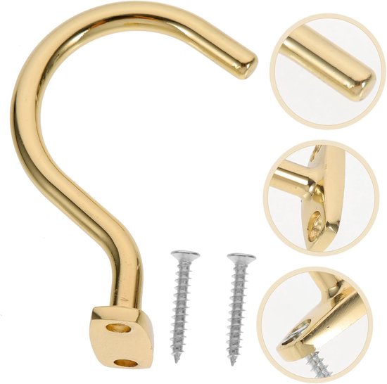 Biljartkeu Houder - Pooltafel Accessoire - Keuen Opbergen - Eenvoudige Installatie - 9x6x3.5cm - Goud — afbeelding 2