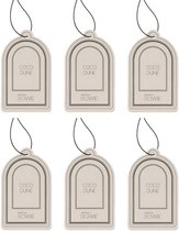 Scents by Bowie Coco Dune – Parfum d'armoire 6-Pack – Diffuseurs de parfum de luxe – Sachets parfumés pour armoire – Jusqu'à 240 jours de parfum
