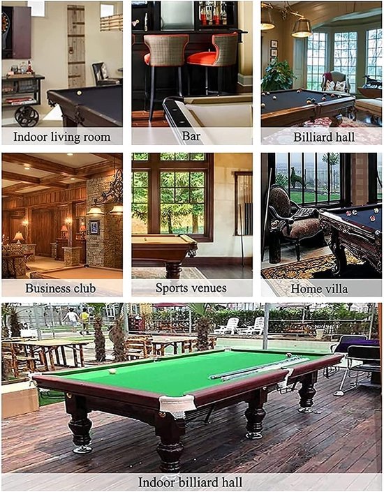 Biljart Keurek - Keuhouder Poolstok - Biljart Organiseren - Grote Capaciteit - 64 x 22 x 81 cm - Zwart — afbeelding 5