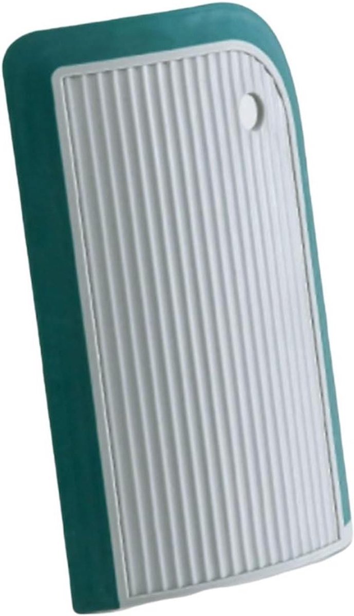 Veelzijdige Rakel - Schoonmaakwisser Raamwisser - Douche Deuren Reinigen - Ergonomische Grip - 7.3 x 12.5 cm - Witgroen