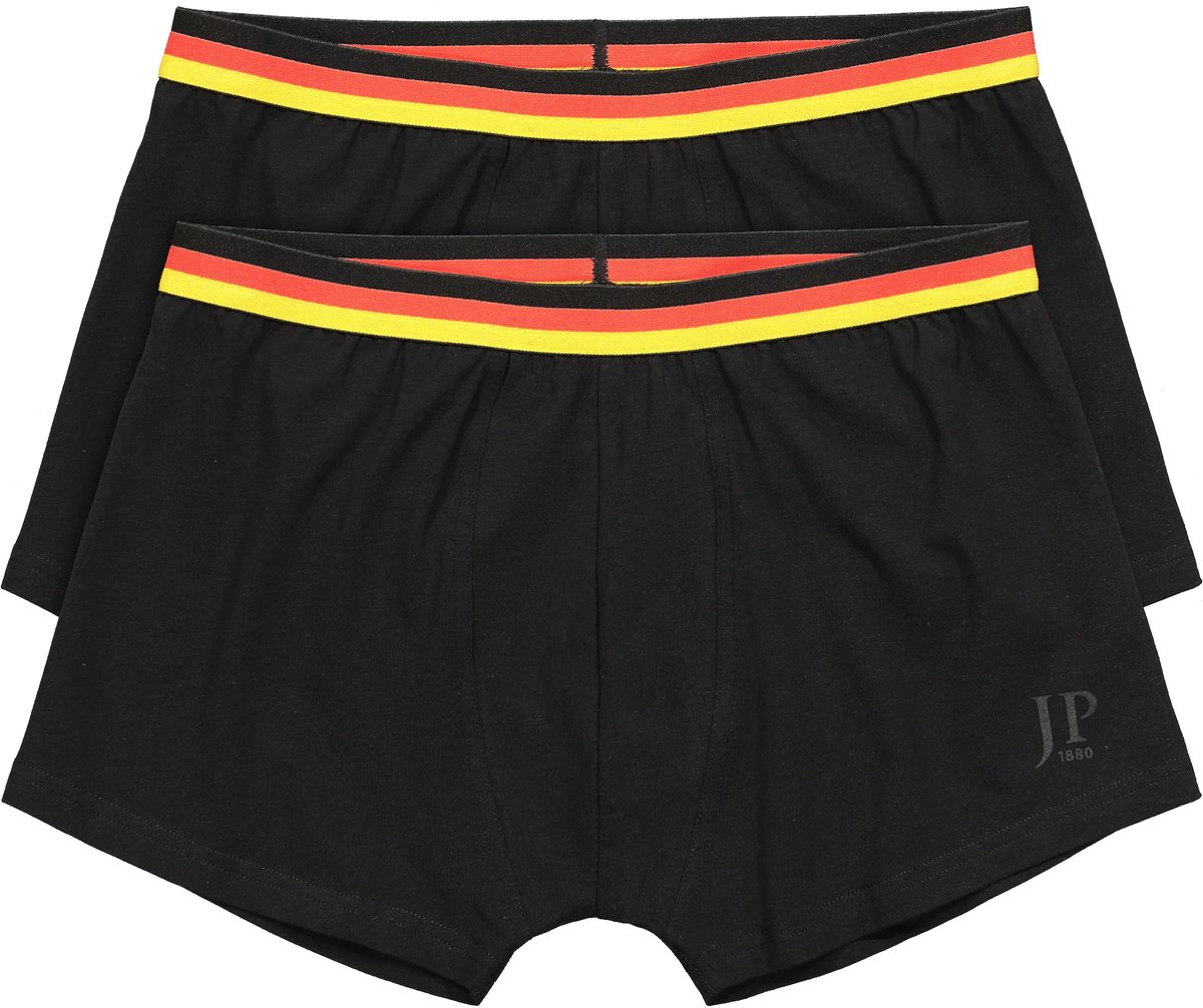 JP 1880 - Heren - hip pants FLEXNAMIC® voetbal set van 2 onderbroek tot 8XL - Zwart - Maat L