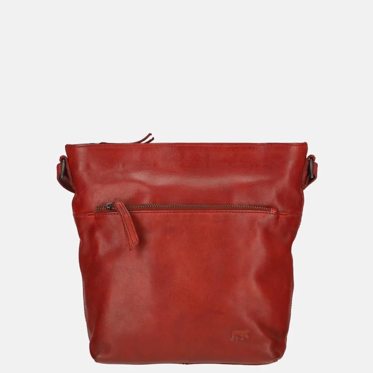 Bear Design crossbody tas rood