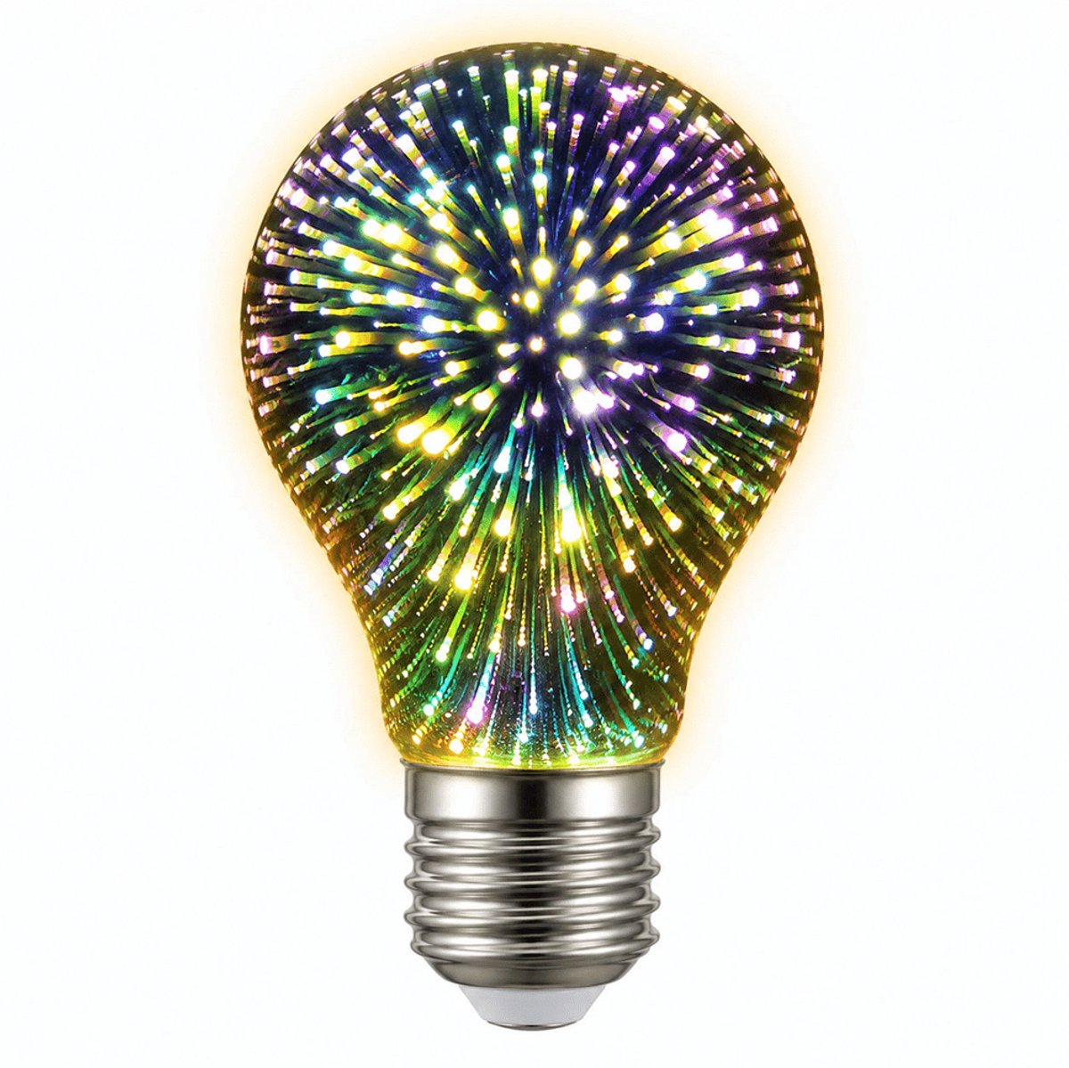 1x Peertje Led-lamp E27 - 4W - Warm Wit Licht (2700K) - 300 lm - 30 jaar - Dimbaar - Vuurwerk Effect