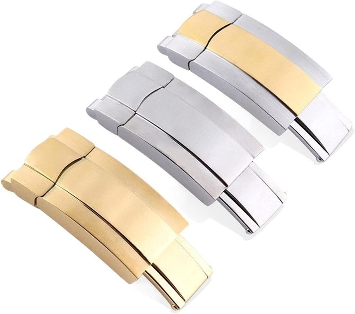 Horloge Sluiting - Vouwsluiting Gesp - Horloge Reparatie - 316L Roestvrij Staal - 16mm - Agate