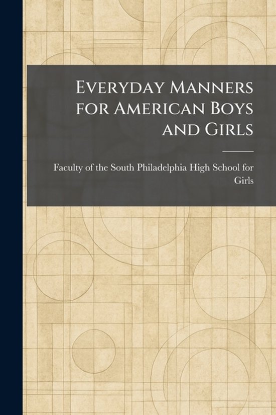 Everyday Manners for American Boys and Girls - cover