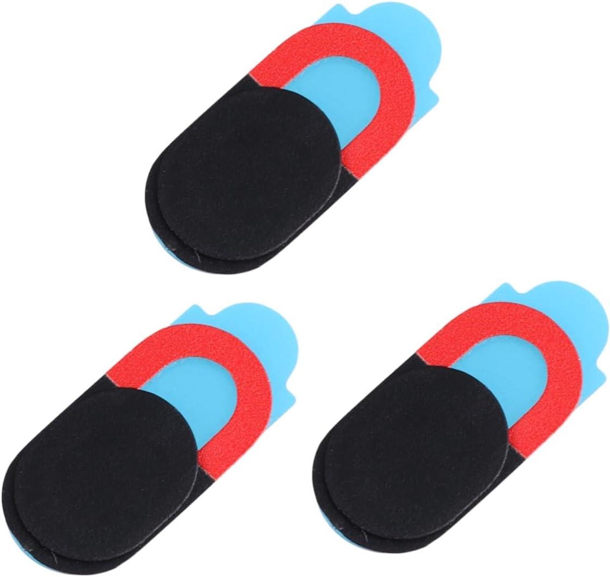 Webcam Covers - Privacy Gliders - Digitale Veiligheid - Ultradun Ontwerp - 6 Stuks - Zwart