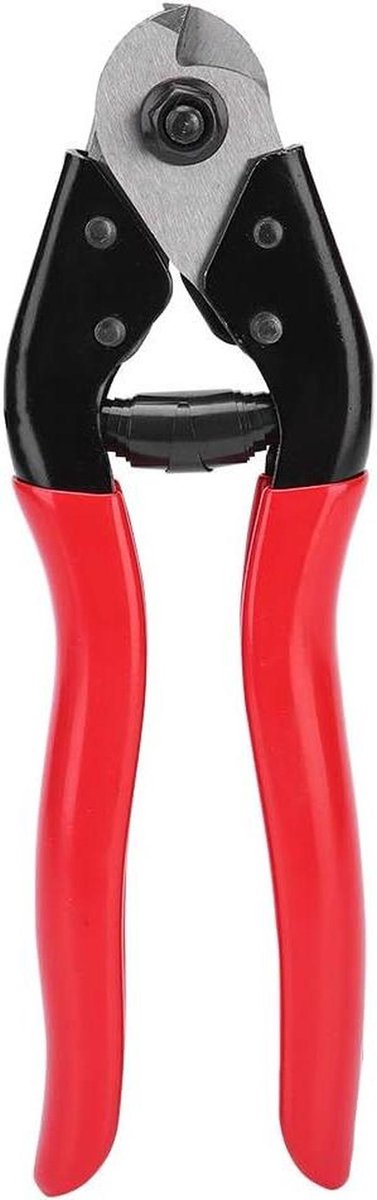 Draadknipper - Kabelsnijder - Precisie snijden - Ergonomisch handvat - 19 cm - Rood handvat