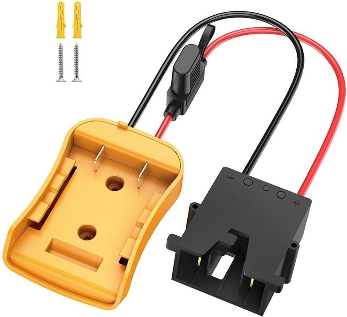 Batterij Adapter - Omvormer - Speelgoed Voeden - Brede Compatibiliteit - 12V - Geel