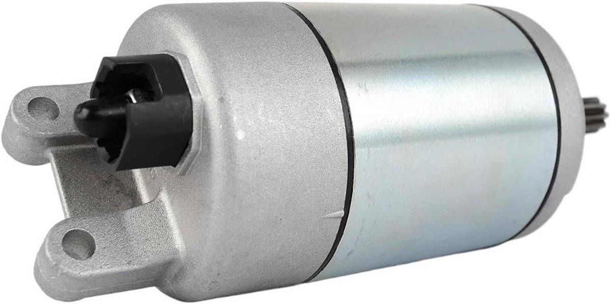 Elektrische Startmotor - Motor Starter - Motorfiets Starten - Eenvoudige Installatie - 1.26 Kilogram - Zwart