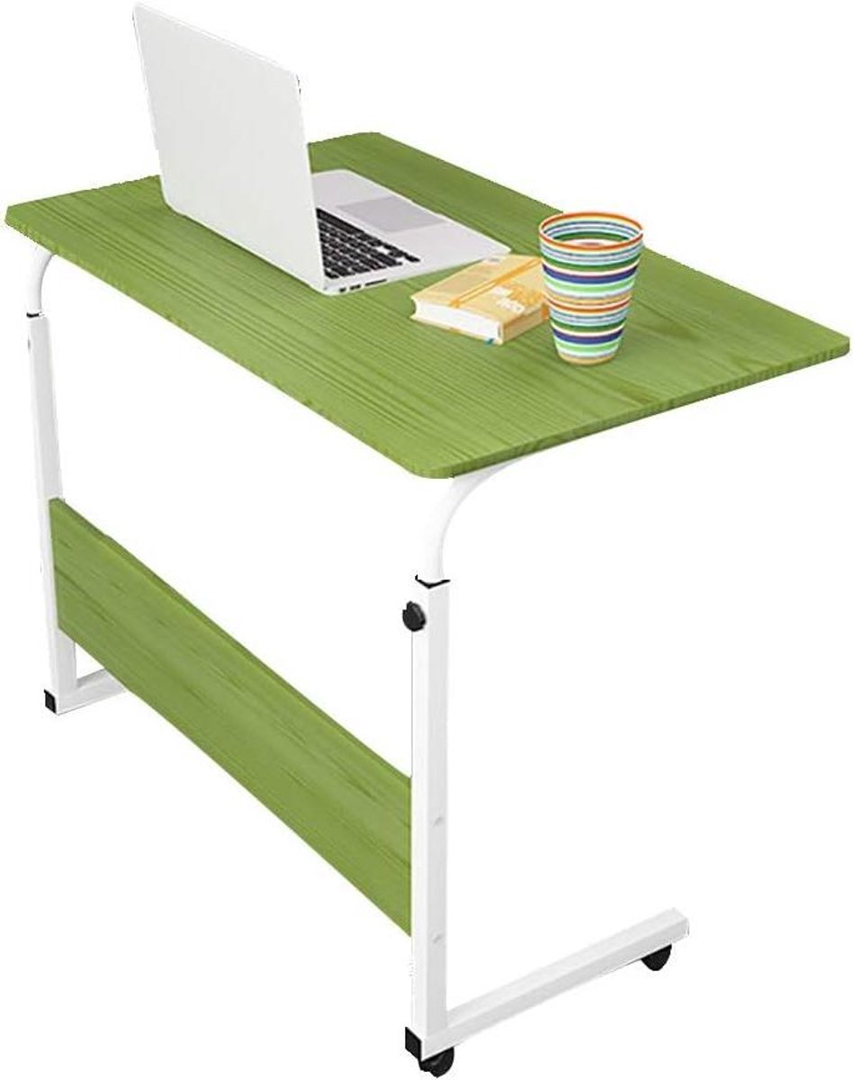 Computer Tafel - Laptop Bureau - Thuiswerken - In hoogte verstelbaar - 70-90cm - Groen