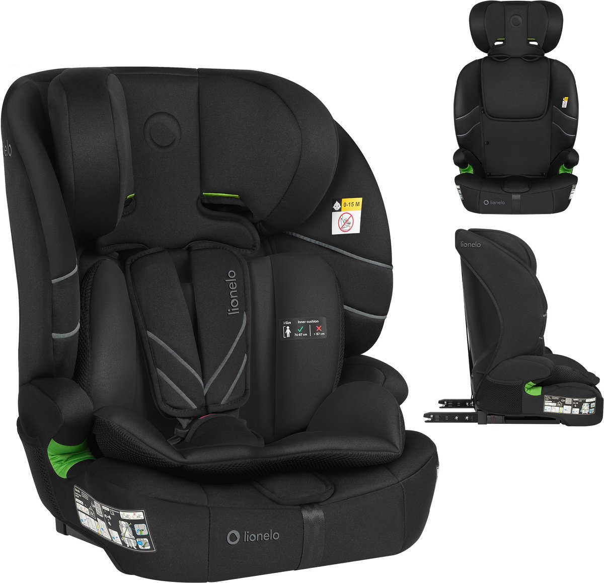 Lionelo Levi Fix i-Size Autostoel 9-36 kg
