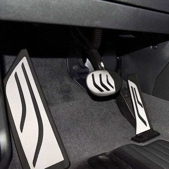Pedaal Cover Set - Auto Interieur - Verbeterde Grip - Non-slip Ontwerp - 1 Stuks - Zilver — afbeelding 2