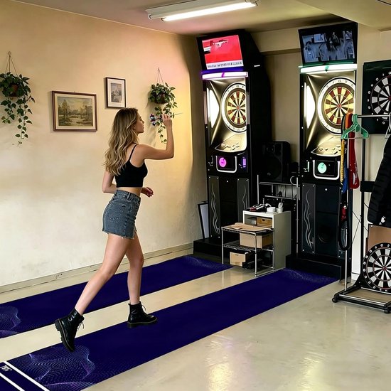 Dart Vloerkleed - Werplijn Mat - Nauwkeurigheid Verbeteren - Antislip Ondergrond - 34x300cm - Niet gespecificeerd van Dart — afbeelding 4