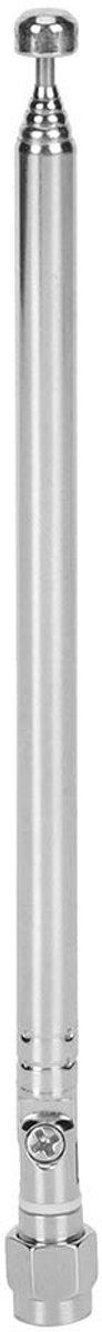 Dailygoods - Cosensi - Dailygoody - 6-delige Aluminium Telescopische Antenne - Draadloze Radio-tv Antenne - Duurzaam en Krachtig - Perfect voor VHF/UHF Ontvangst - SMA-aansl