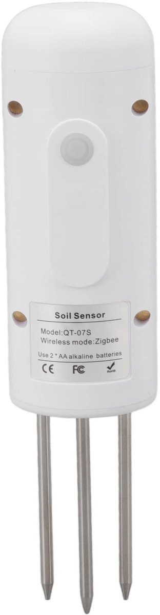 Dailygoods - Dailygoody - Draadloze Bodemsensor - Temperatuur- en Vochtigheidsmeter - Slimme tuinmonitor - Compact - Tuinieren - Geschikt voor potplanten - Wi