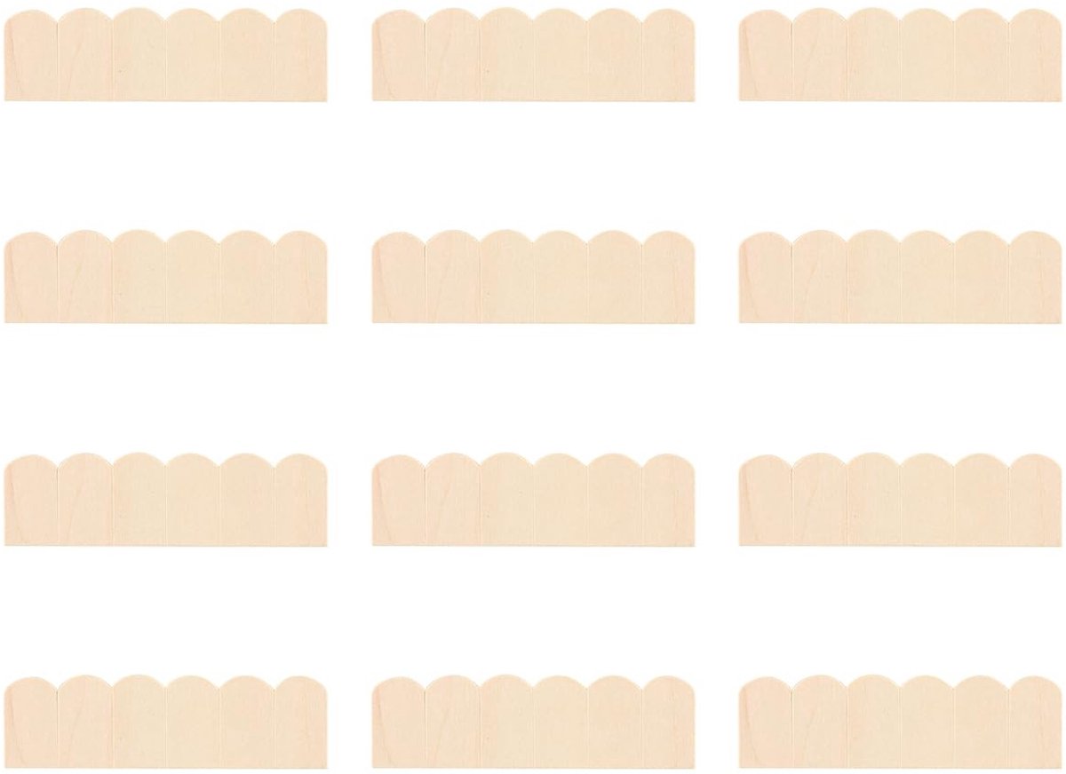 Dailygoods - 12 Stuks Mini Poppenhuis Dakpannen voor Decoratie