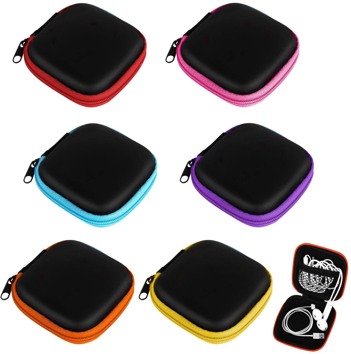 Dailygoods - Draagbare Oordopjes Case voor Hoofdtelefoons