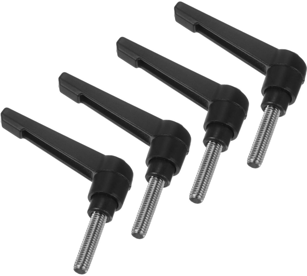 Dailygoods - 4 Stuks Verstelbare Klemhendels met Quick Release Drukknop